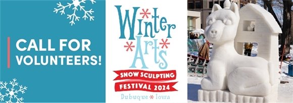 Call for Volunteers - Winter Arts Snow Sculpting Festival