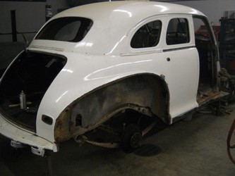 Rear view during disassembly.