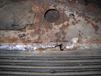 More rust was discovered during disassembly.
