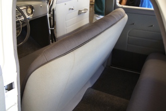 Beading on the seats.