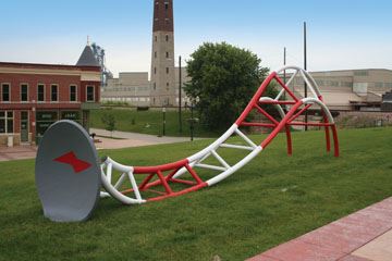 Kneeling Communication Tower - Eric Troffkin