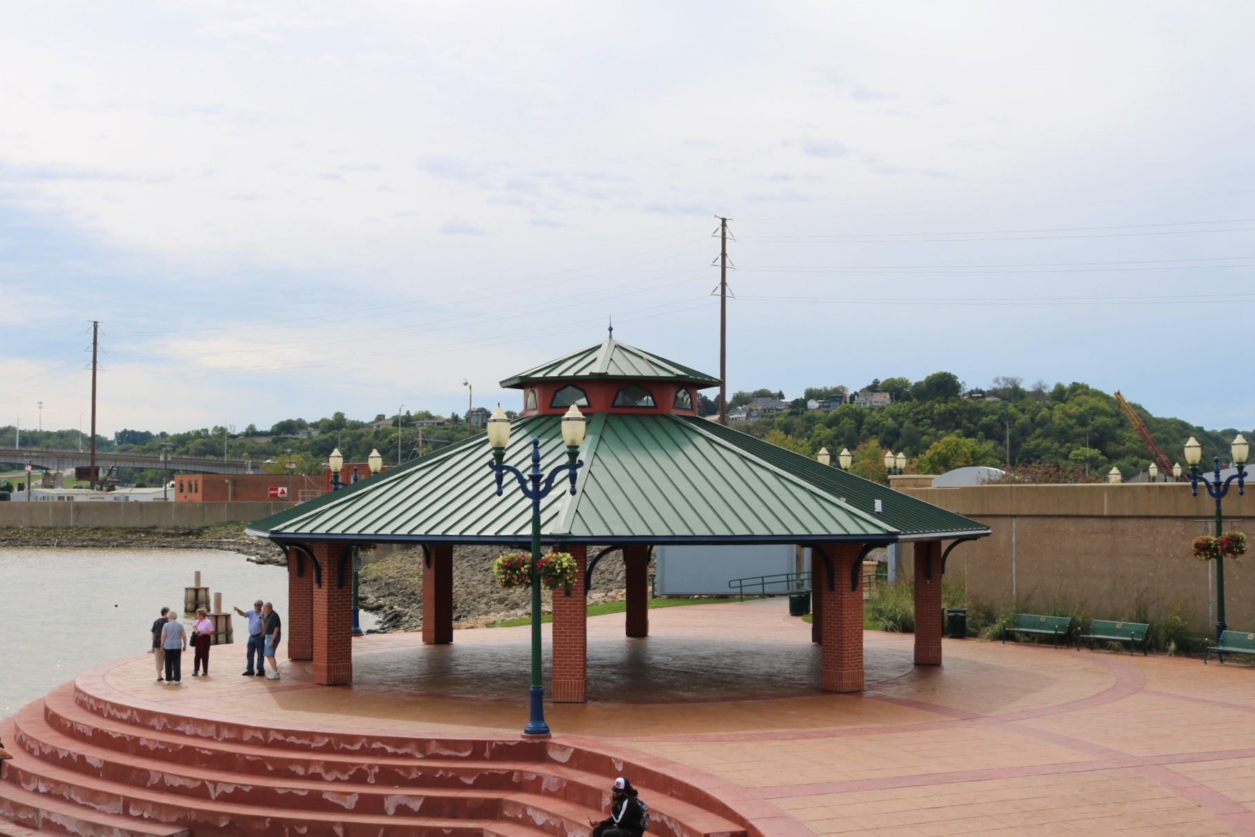 American Trust River's Edge Plaza seating: 280 people; price: $75.00 for a four hour period. 110 