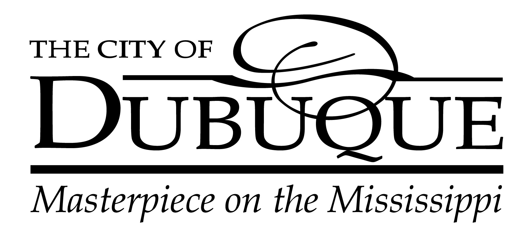 Logo_City of Dubuque_black