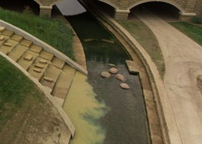 Sediment Discharge Into Bee Branch