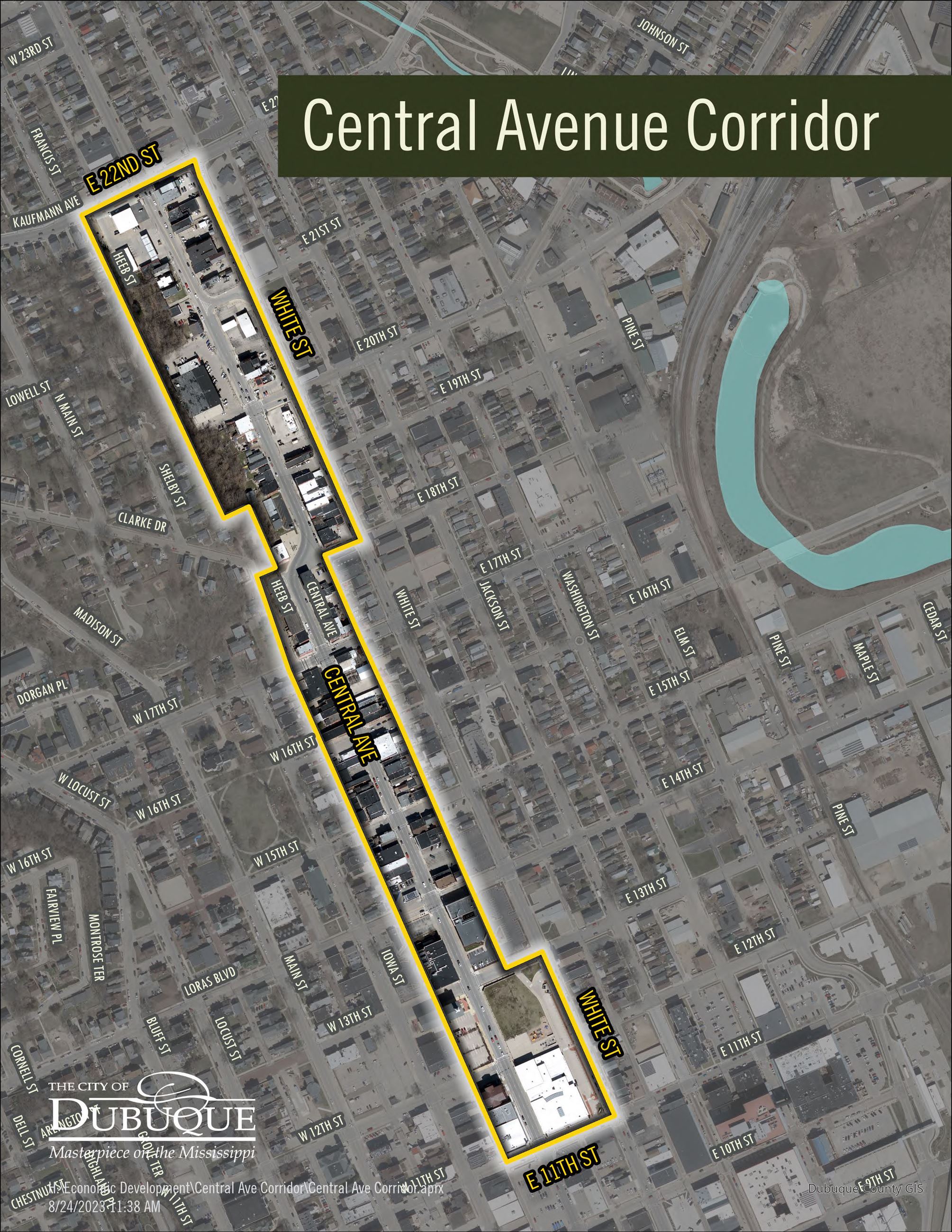 CentralAveCorridorMap